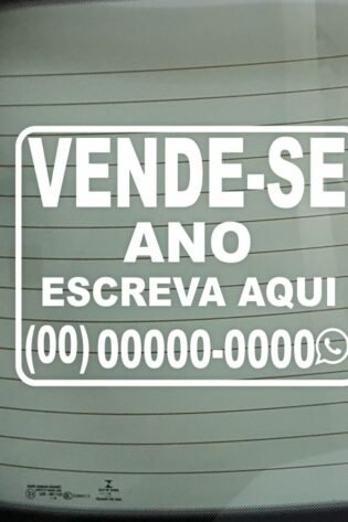 ADESIVO VENDE-SE - Para Veículos 🚗 - 30x20